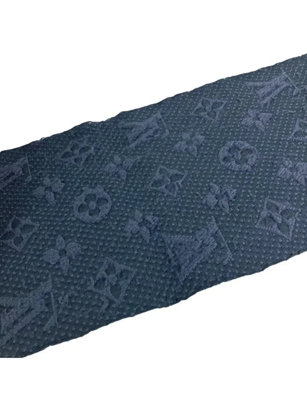 Louis Vuitton Scarf Echarpe Logomania Mix Wool Dark Gray